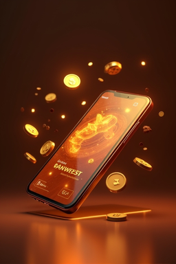 Κινητό με εφαρμογή Luckycapone Casino