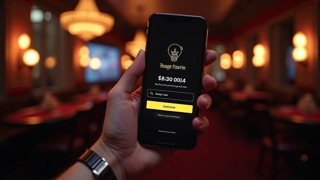 Εγγραφή με κωδικό μπόνους σε σκοτεινό casino περιβάλλον